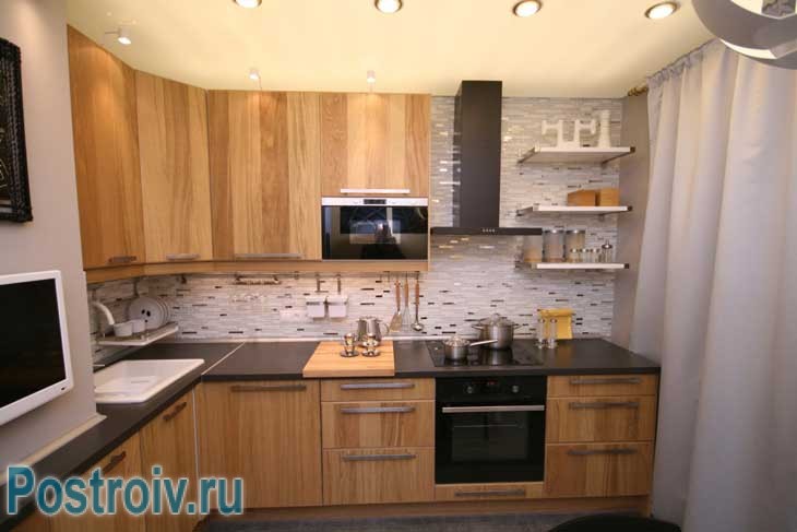 Угловая кухня универсальный вариант. Зонирование рабочей зоны - Фото Угловая кухня универсальный вариант. Зонирование рабочей зоны - Фото