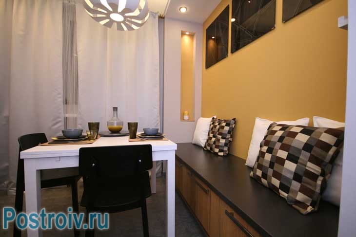 Дизайн кухни в московской квартире бюджетный вариант - Фото Дизайн кухни в московской квартире бюджетный вариант - Фото