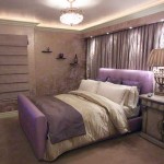 Фиолетовый в сочетании с экрю. Фото