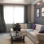 Как скомбинировать обои в зале. Фото