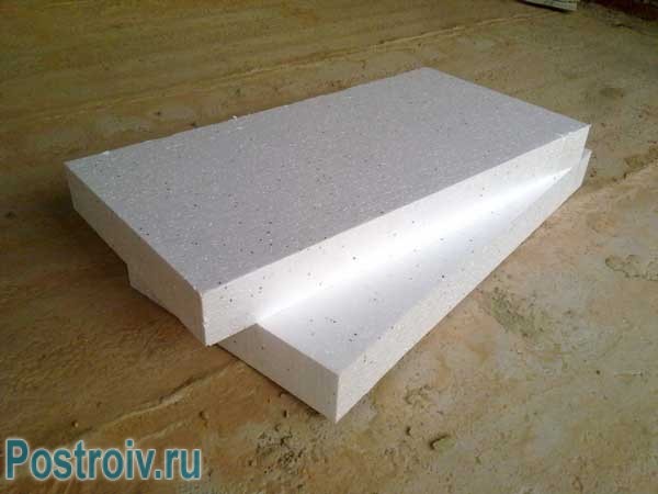 Утепление балкона пенопластом