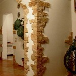 Отделка арки декоративным камнем