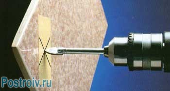 Типы сверления плитки Типы сверления плитки